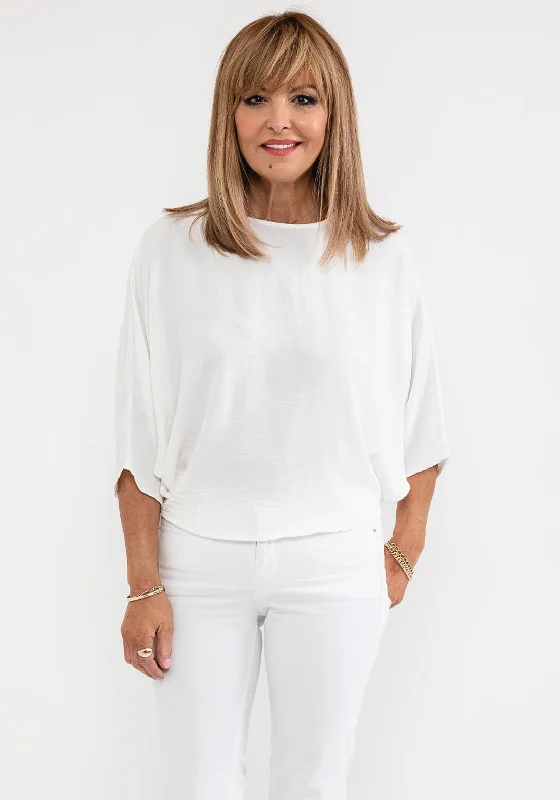 Weekend Specials to Indulge In d.e.c.k. by Decollage One Size Keyhole Back Top, Off White Weekend Specials to Indulge In d.e.c.k. by Decollage One Size Keyhole Back Top, Off White