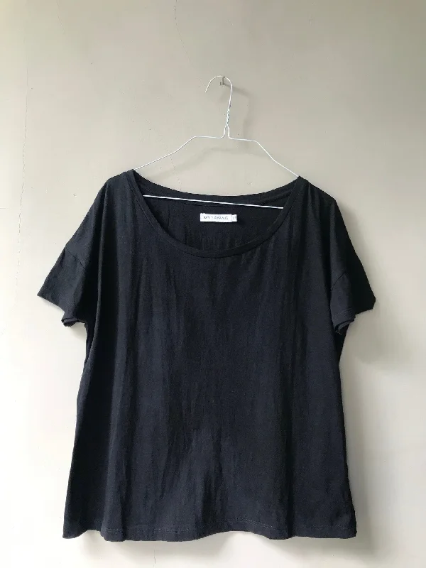black hand dyed