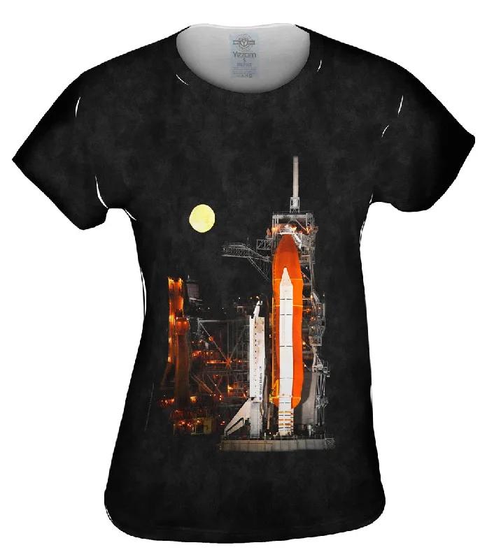 Value Deals Space Shuttle Discovery Under Full Moon
