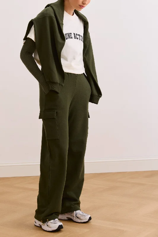Midnight Madness FINN COZY cargo pants - Deep Moss