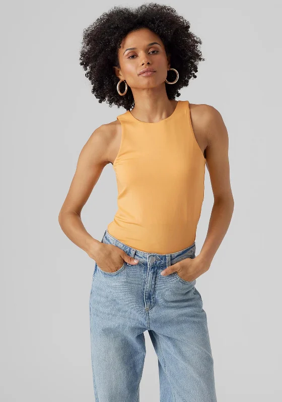 Celebrate the Weekend with Discounts Vero Moda Bianca Tank Top, Mock Orange