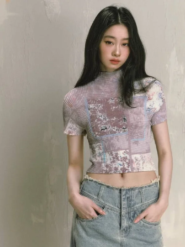 Stock Clearance Stretch Short Tops [S0000009236]