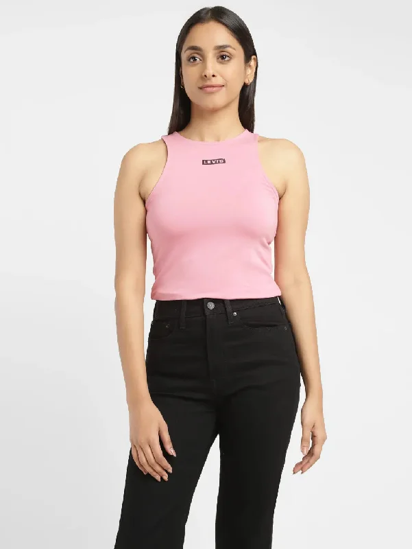 Quick Sale Women's Brand Logo Slim Fit T-shirt