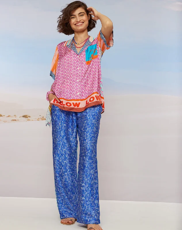 Value Deals Avery Straight Leg Rangoli Printed Trousers