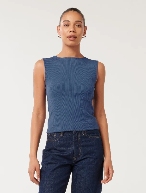 Savings Galore Francis Boat Neck Tank Top