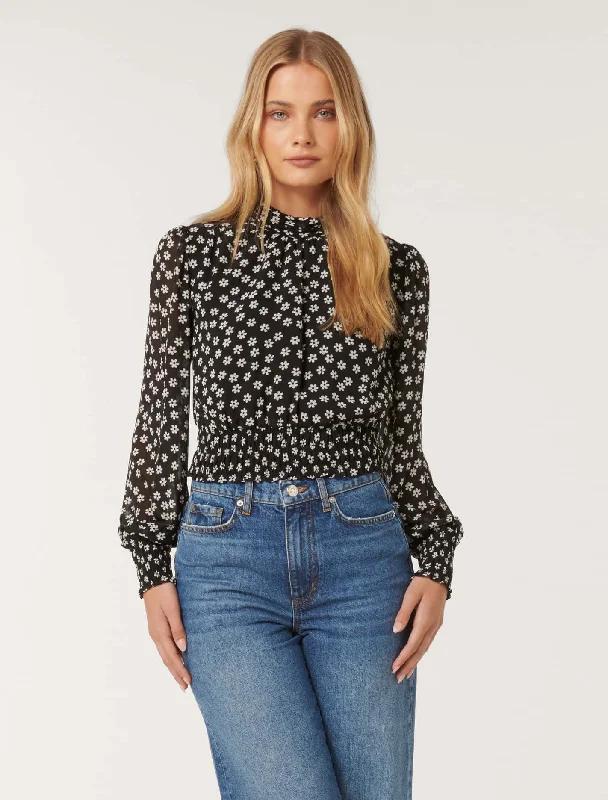 Instant Discount Calista Shirred Blouse