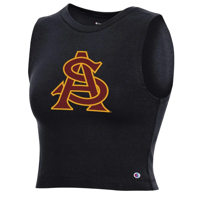 Hurry In ASU A&S Crop Tank BLK