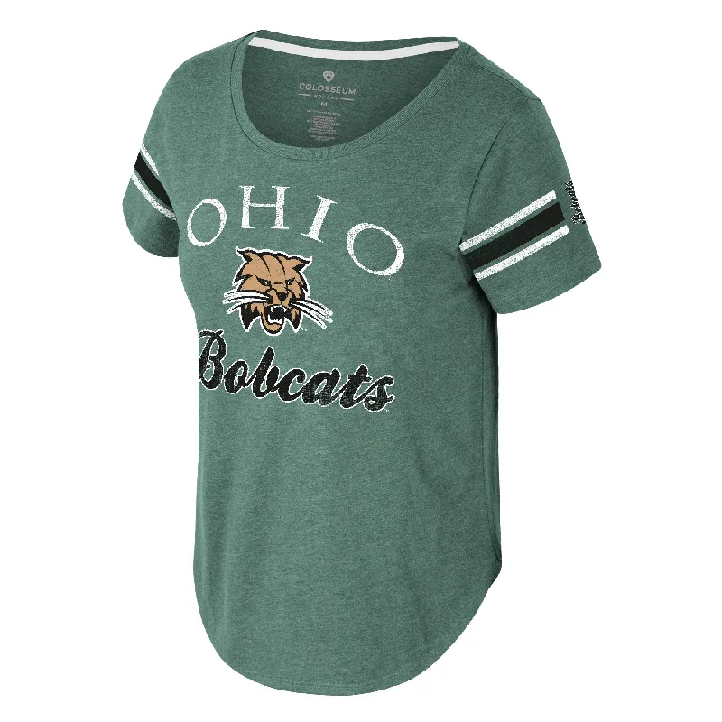 Weekend Discounts to Grab Ohio Bobcats Women's Green Tee