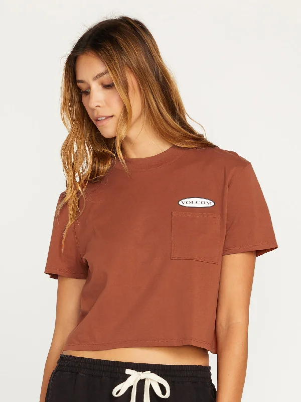 Best Seller Pocket Dial T-shirt - DARK CLAY