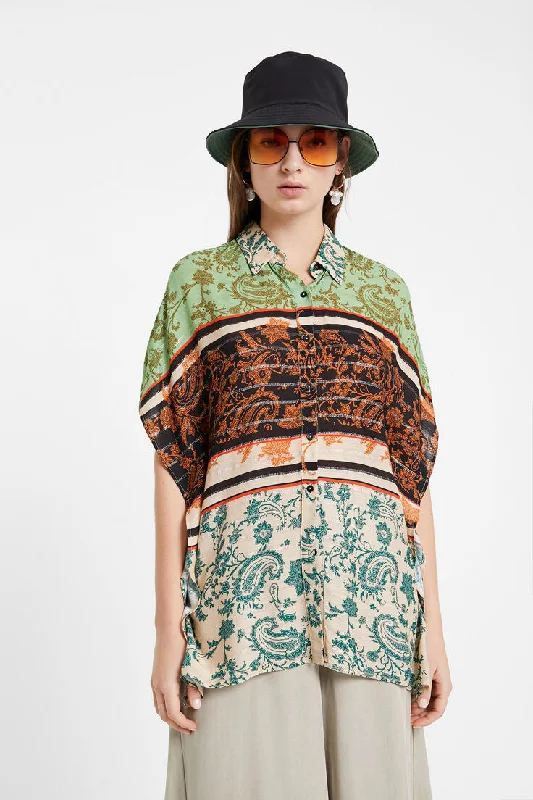Massive Deal Desigual Boho Floral Shirt
