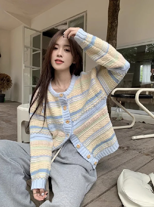 Steals and Deals New Korean style knitted sweater cardigan jacket for women     S3390