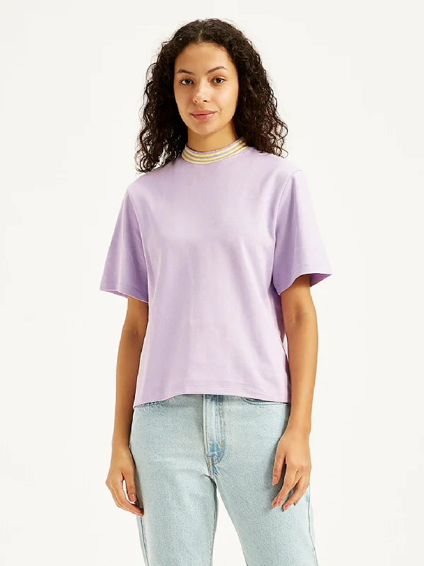 Hot Deal Women's Solid Relaxed Fit T-Shirt