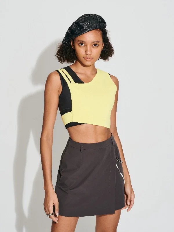 Mega Sale Asymmetric Sling Knit Vest