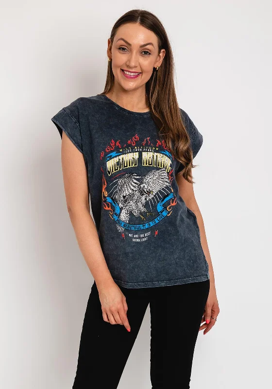 Major Deal The Sofia Collection One Size Rock T-Shirt, Grey