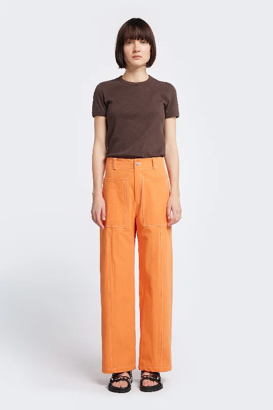 Fantastic Offers Veil Rib Tee Chocolate