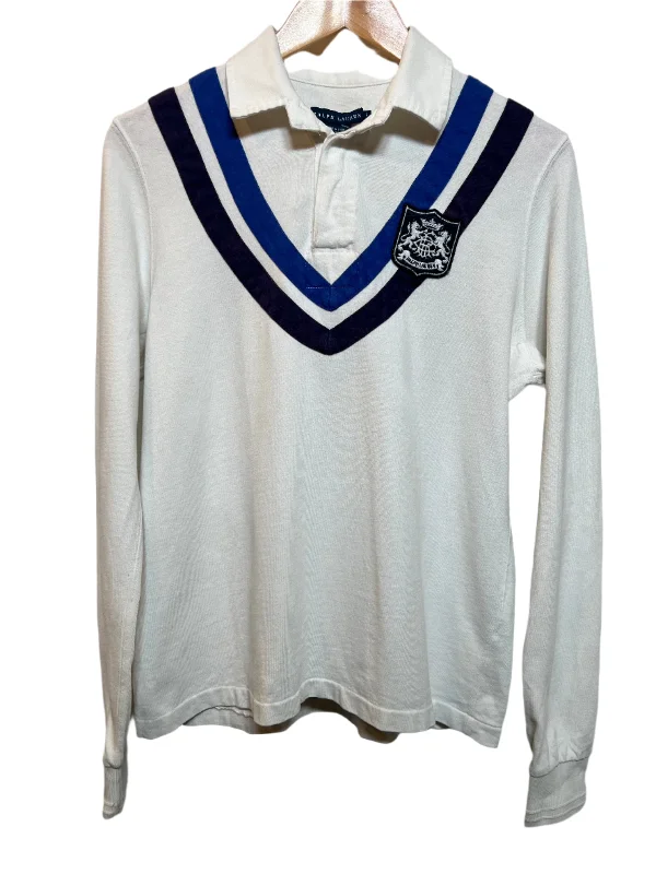 Take Advantage Tommy Hilfiger Women’s White Rugby Polo (Size L)