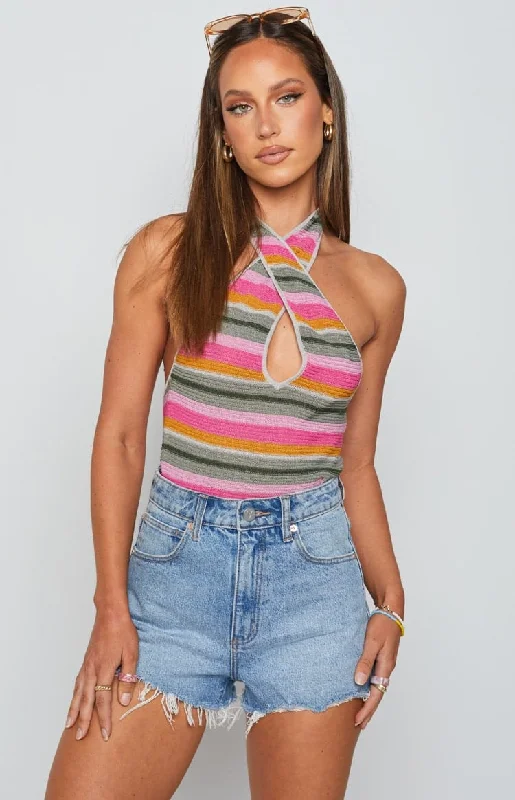 Closeout Sabre Halter Top Multi