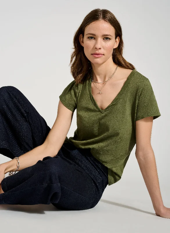 Major Deal Baukjen Essentials Organic Cotton V-Neck Tee