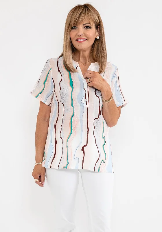 Unbeatable Prices Anamor Tunic Neck Print Blouse, Multi