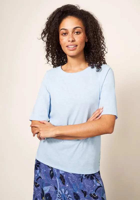 Today’s Special White Stuff Annabel Fairtrade Cotton T-Shirt, Light Blue