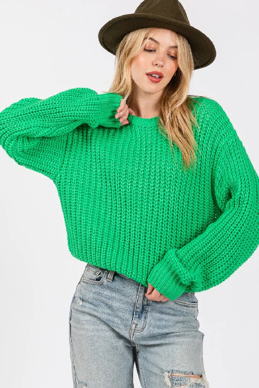 Special Price SAGE + FIG Round Neck Drop Shoulder Sweater