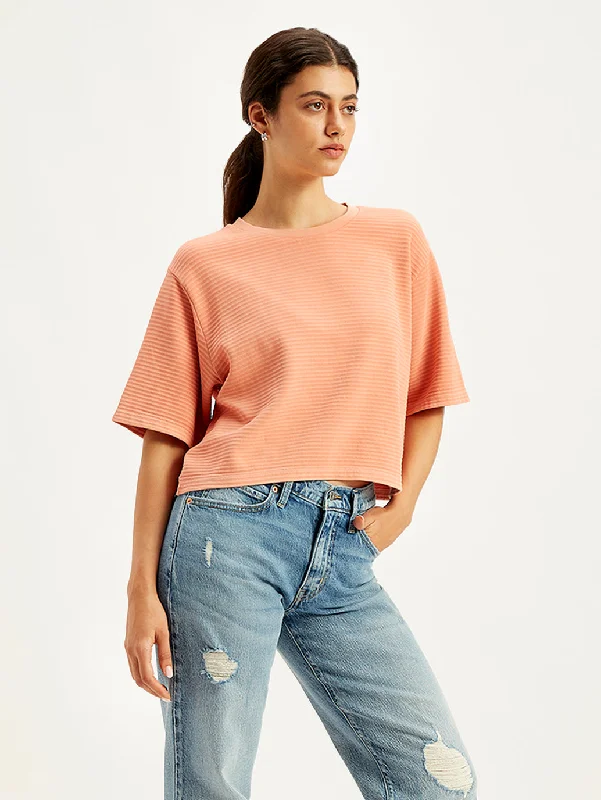 Limited Edition Women's Textured Relaxed Fit T-Shirt