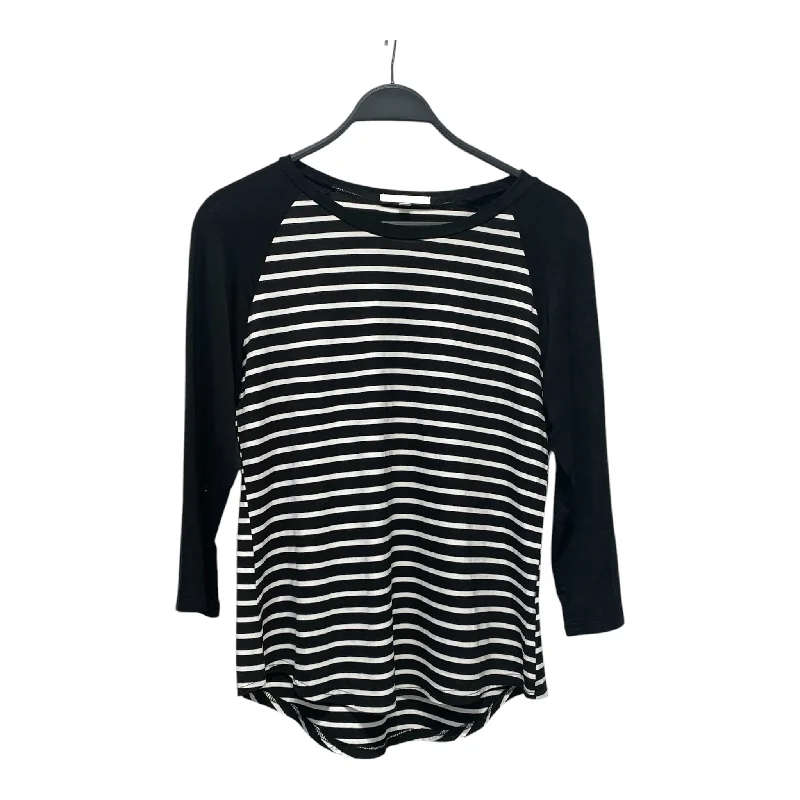Special Promotion Helmut Lang/LS T-Shirt/M/Stripe/Cotton/WHT/