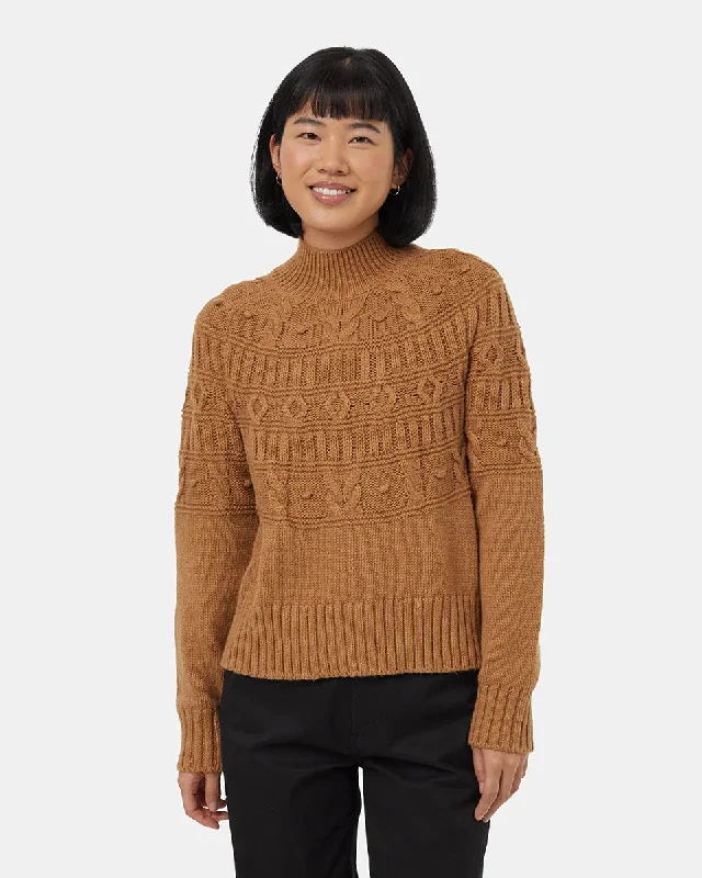 Weekend Steals Await Highline Pom Cable Sweater