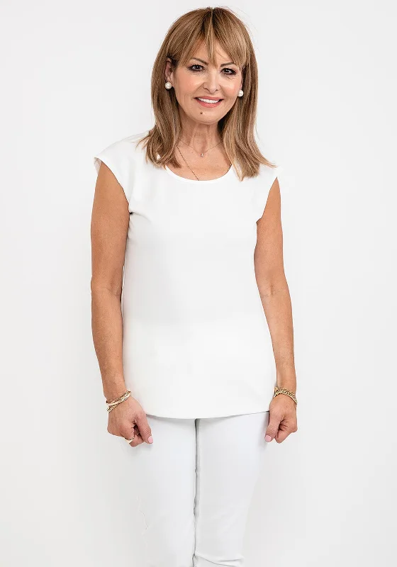 Value Deals Leon Collection Sleeveless Top, White