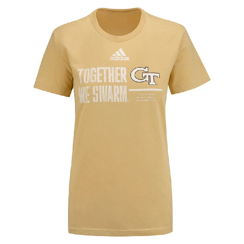 Weekend Savings Galore Ladies Georgia Tech Adidas "Together We Swarm" Amplifier T-Shirt Weekend Savings Galore Ladies Georgia Tech Adidas "Together We Swarm" Amplifier T-Shirt