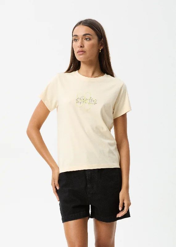 Savings Event AFENDS Womens Heidi - Regular Tee - Sand
