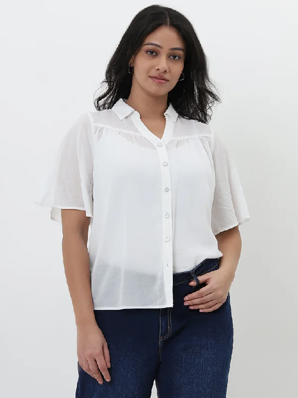 Today’s Deal Gia White Blouse with Camisole