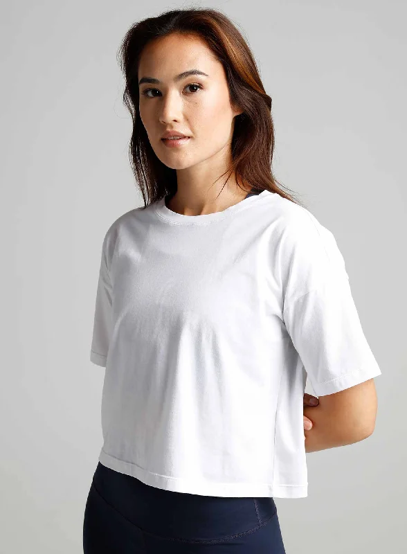 Weekend Offers That Excite Crop Oversize Tee