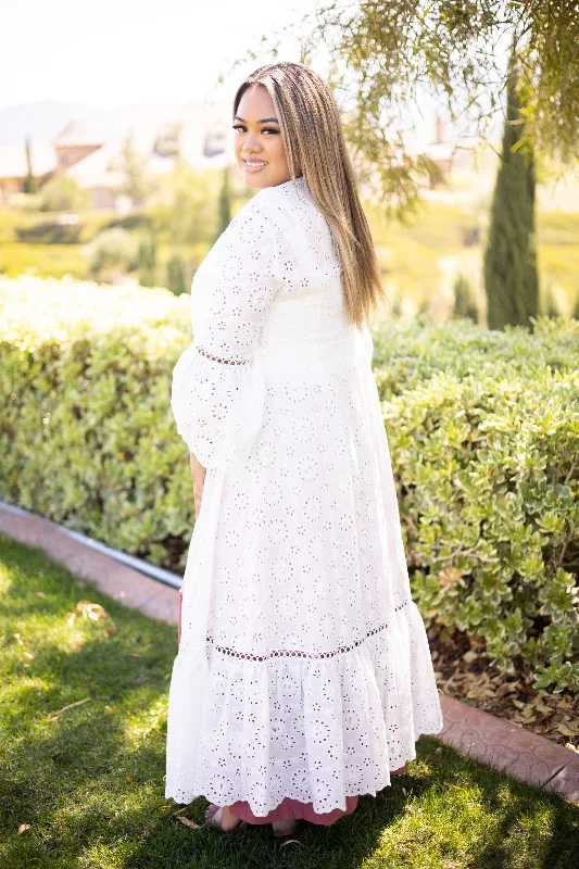 Lowest Rates Go Your Own Way Eyelet Cardigan