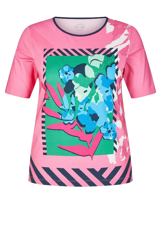 Exclusive Offer Rabe Vibrant Graphic T-Shirt, Pink Multi