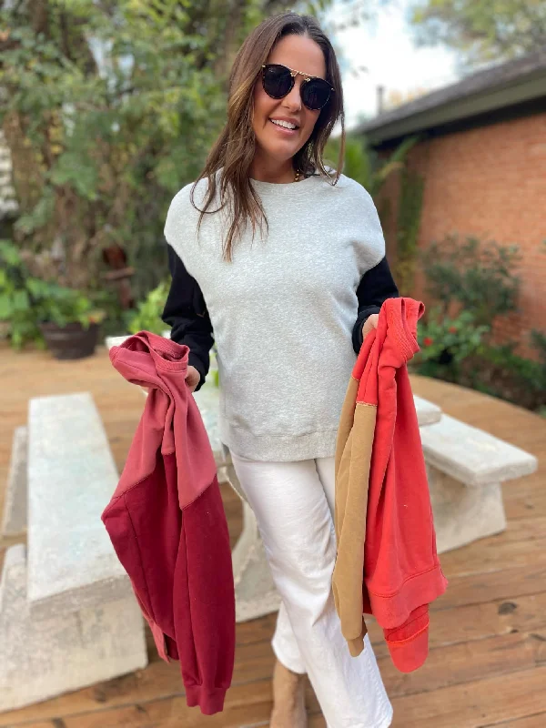 Weekend Specials to Snag PREORDER: Scottie Two Tone Sweatshirt in Three Colors