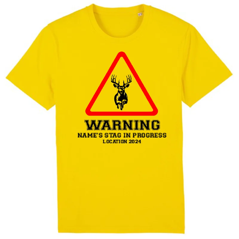 Flash Sale Warning Stag Do T-Shirt 2024