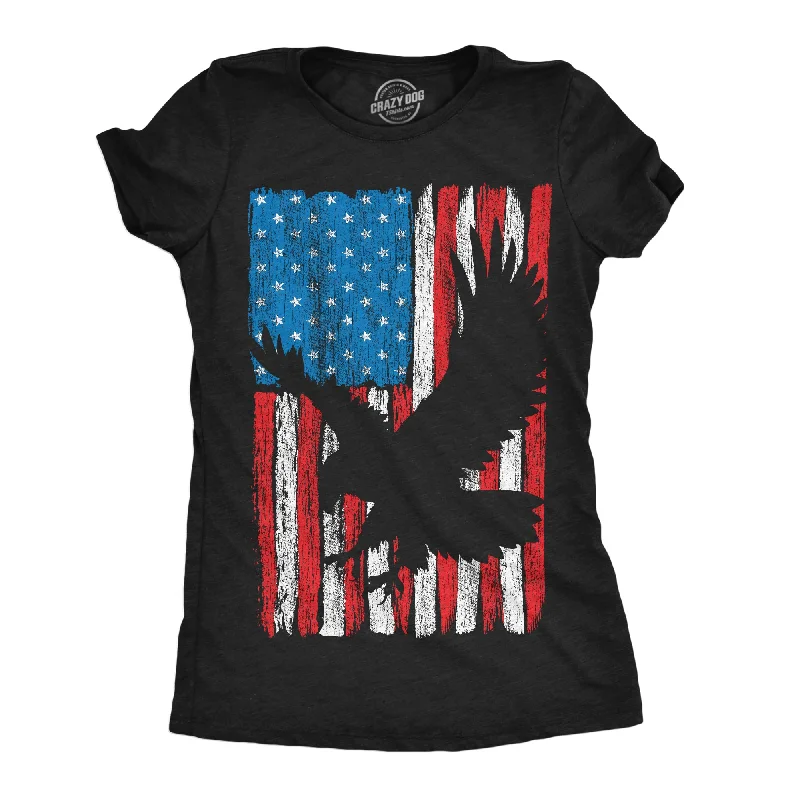 Weekend Specials to Grab Eagle In Flag Women's T Shirt