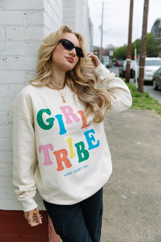 Stock Clearance Girl Tribe Rainbow Sweatshirt
