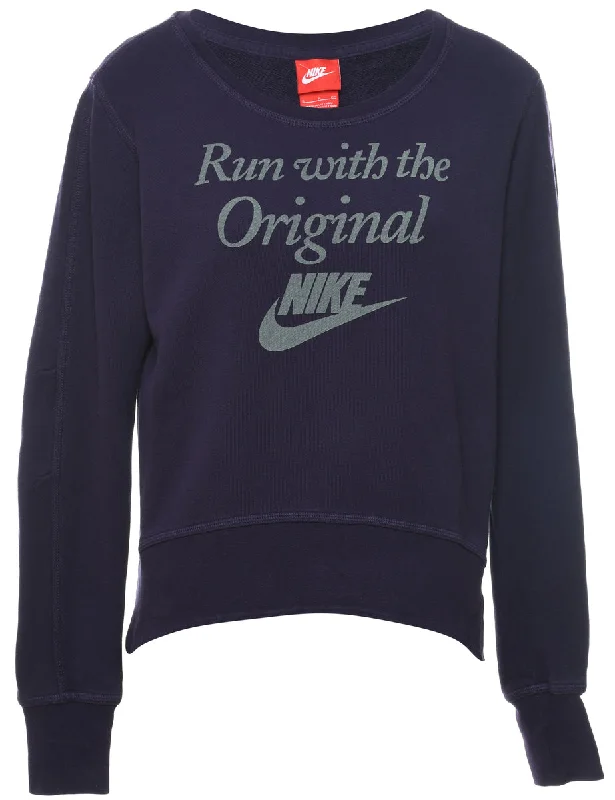 Super Discount Nike Printed Sweatshirt - S