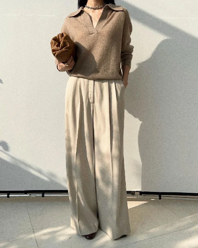 Daily Special Women's Camel Ribbed Sweater
