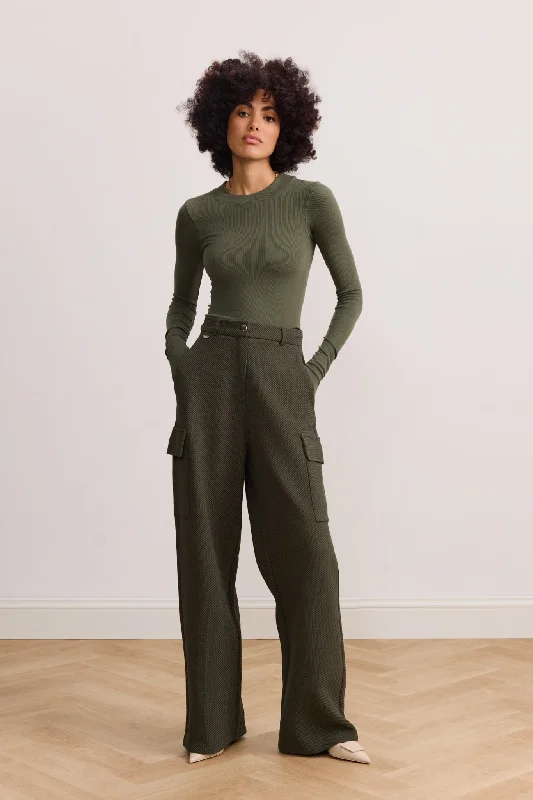 Weekend Bargains to Celebrate MOON CLASSIC cargo pants - Deep Moss