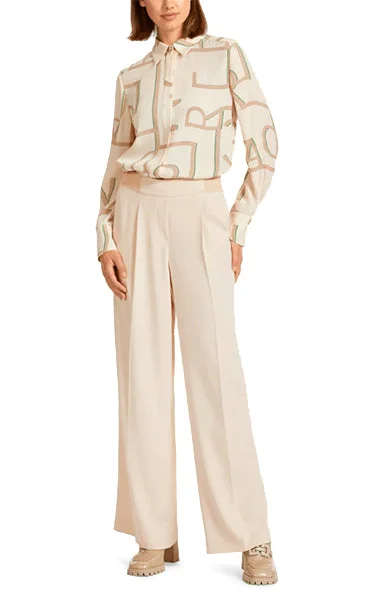 Exclusive Access Marccain Wide Pants in Rich Cream