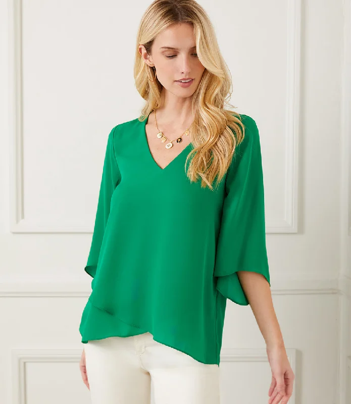 Weekend Extravaganza: Shop Now Bracelet Sleeve Asymmetric Top