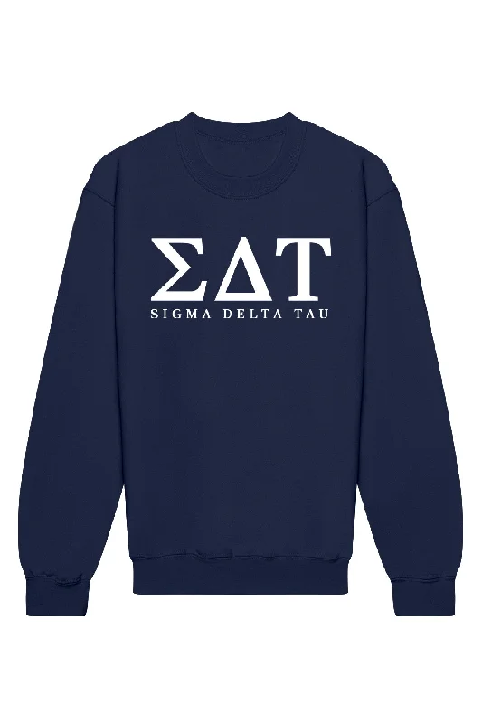 Weekend Deal Sigma Delta Tau Letters Crewneck Sweatshirt