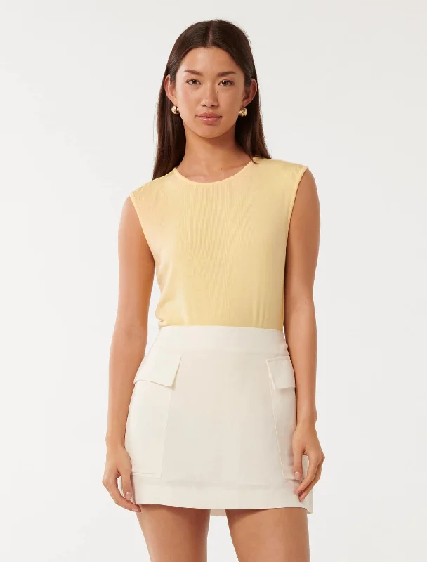 Weekend Deals That Amaze Mara Crew Neck Tank Top