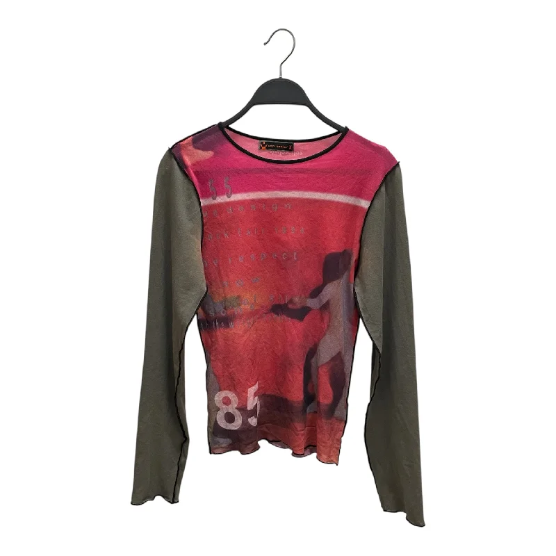 Can't Miss cop.copine/LS T-Shirt/2/All Over Print/Polyester/PNK/MESH 85