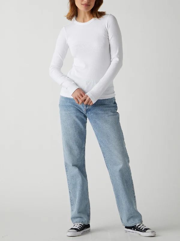 Weekend Extravaganza: Shop Now Velvet Modal Rib L/S Top Camino
