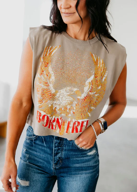 Deal Explosion Born Free Muscle Tank