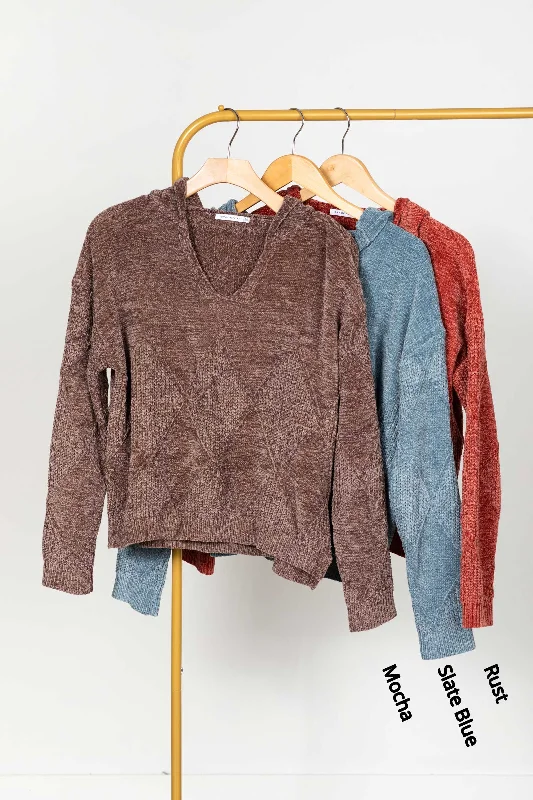 Season Finale Sale Chenille Pullover Hoodie